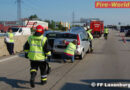 Nö: Pkw-Bergung nach Verkehrsunfall auf der A2 in Laxenburg