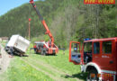 Stmk: Lkw-Bergung in Mautern