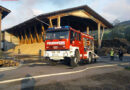 Stmk: Brand eines Hackgutlager bei einem Fernheizwerk