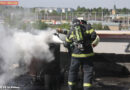 Nö: Brand durch Flämmarbeiten beim neuen St. Pöltener City-Hotel