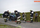 Oö: Zwei eingeklemmte Personen bei schwerem Unfall befreit