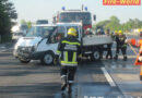 Nö: Kraneinsatz bei Lkw-Bergung und Verkehrsunfall (FF Wr. Neustadt)