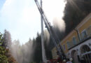 Oö: Brandeinsatzübung im Kurhaus in Bad Wimsbach