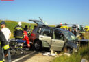 Oö: Frontalzusammenstoß auf der B309 in Enns -> Lenker eingeklemmt