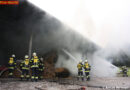 Ktn: Strohballenlager in Hermagor in Brand
