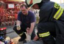 Oö: Übung -> Eingeklemmter bei Unfall bei Verladearbeiten