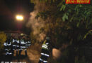 Bgld: Heckenbrand in Pinkafelder Rattnergasse