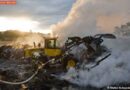 Nö: Großbrand am Gelände eines alten Gärtnereibetriebes