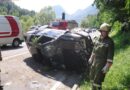 Oö: Zwei Verkehrsunfälle mit Überschlag auf der B145