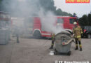 Oö: Altpapiercontainer in Haag in Brand geraten