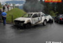 Tirol: Brennender Pickup in Hippach