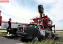 Nö: Pkw-Brand auf der L45 bei Neuaigen
