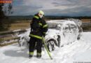 Nö: Pkw auf der Südautobahn ausgebrannt