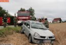 Oö: Verkehrsunfall in Weinberg -> Lenkerin nach Überschlag leicht verletzt