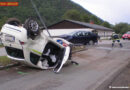 Nö: „Schlachtfeld Straße“ in Payerbach nach Unfall mit drei Fahrzeugen