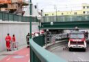 Nö: Verletzter Arbeiter mittels Drehleiter von Baustelle gerettet