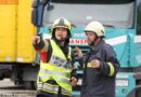 Oö: 300 Einsatzkräfte übten den Ernstfall in Entsorgungsbetrieb ->