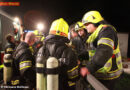 Oö: Nächtlicher Kellerbrand in Alkoven (mit Video)