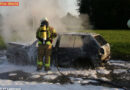 Vbg: Pkw-Vollbrand in Lauterach