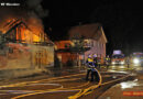 Bayern: Vollbrand einer Lagerhalle in Feldmoching (München)