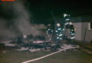 Oö: Wohnwagen-Vollbrand in Ohlsdorf