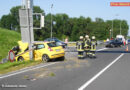 Oö: Kreuzungs-Crash zweier Pkw in Schwanenstadt