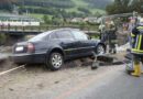 Nö: Verkehrsunfall mit vermutlich eingeklemmter Person auf der LB18