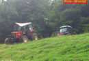 Nö: Traktor rollt über Feld in Wald -> Lenker verletzt
