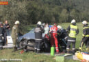 Stmk: Eingeklemmte Person nach schwerem Unfall bei Trautenfels