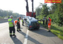 Nö: Fahrzeugbergung nach Verkehrsunfall auf der S5