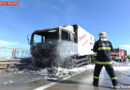 Oö: Totalsperre auf der Westautobahn nach Lkw Brand