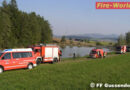 Stmk: Personenrettungsalarm nach Traktorsturz in Teich