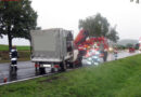 Nö: Klein-Lkw während der Fahrt in Brand geraten