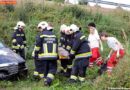 Nö: Menschenrettung nach Fahrzeugüberschlag auf der S5