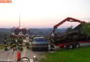 Oö: Einsatzübung: Verkehrsunfall – Traktor/Pkw mit eingeklemmten Personen
