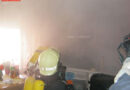 Nö: Küchenbrand in der Feuerwerksanstalt in Wöllersdorf