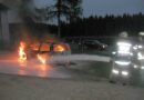 Oö: Übung -> Fahrzeugbrand Insassen laufen im Schock davon