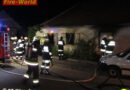 Nö: Wohnhausbrand mit Menschenrettung in Frauendorf/Au