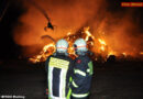 Nö: Vollbrand von 350 Strohballen neben der A2