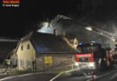 Oö: Offener Brand an Wohngebäude in Micheldorf