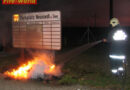Bgld: Brand eines Müllcontainers am Parkplatz der A4
