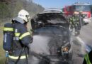 Nö: Schlafzimmer in Vollbrand und Pkw-Brand auf der A2