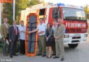 Oö: Maibaumpass Pfandl unterstützt FF Pfandl mit neuer Rettungstrage