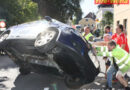 Nö: Fahrzeugüberschlag in Steinakirchen am Forst