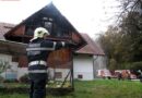 Stmk: Obergeschoss eines Wohnhauses in Vollbrand
