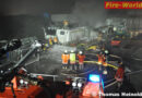 D: Brand im Helmsheimer Industriegebiet fordert Großaufgebot an Einsatzkräften