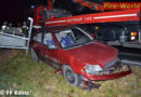 Nö: Verkehrsunfall auf spiegelglatter Fahrbahn in Edlitz
