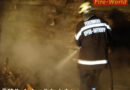 Stmk: Brand neben Gartenhütte: Rasches Eingreifen verhindert Flammenübergriff