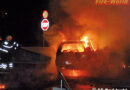 Oö: Pkw in Bad Ischl in Vollbrand