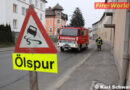 Stmk: Ölaustritt aus Bus und Pkw-Brand in Knittelfeld